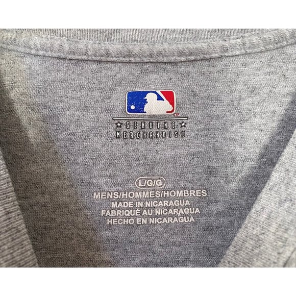 San Francisco Giants Grey Logo T-Shirt Size Large - Picture 3 of 6